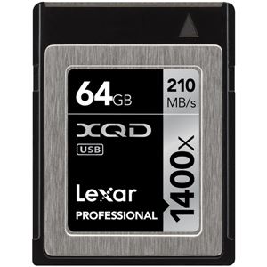 レキサー Professional 1400x XQD 2.0カード 64GB LXQD64GCRBJP1400 - 拡大画像
