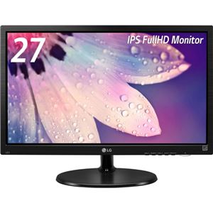 LG Electronics Japan 27型ワイド液晶ディスプレイ（IPS/LED/ブルーライト低減/フリッカーセーフ） 27MP38VQ-B