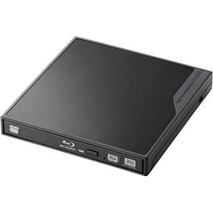 Logitec ポータブルBlu-rayディスクドライブ/USB3.0/再生＆編集ソフト付/ブラック LBD-PMK6U3VBK