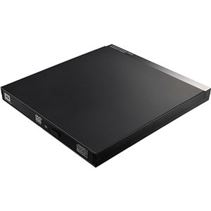 Logitec ポータブルDVDディスクドライブ/M-DISC対応/オールインワンソフト付/USB3.0/スリム/ブラック LDR-PUB8U3VBK