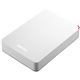 バッファロー ミニステーション ターボPC EX2 Plus対応 耐衝撃＆USB3.0ポータブルHDD 4TBホワイト HD-PSF4.0U3-GW - 縮小画像2