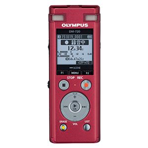 オリンパス ICレコーダー Voice-Trek （レッド） DM-720 RED