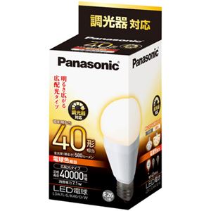 パナソニック（家電） LED電球 7.1W （電球色相当） LDA7LGK40DW - 拡大画像