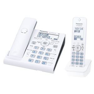 パナソニック（家電） コードレス電話機 （ホワイト） VE-GDW54DL-W - 拡大画像
