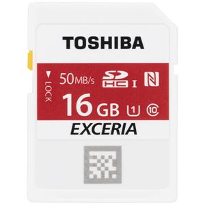 東芝（家電） EXCERIA NFC搭載 SDHCメモリカード 16GB SD-NFC16GB - 拡大画像