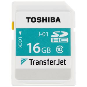 東芝（家電） TransferJet搭載 SDHCメモリカード 16GB SD-TJA016G - 拡大画像