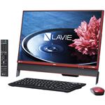 NECパーソナル LAVIE Desk All-in-one - DA370/EAR クランベリーレッド PC-DA370EAR