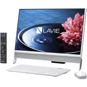 NECパーソナル LAVIE Desk All-in-one - DA370/EAW ファインホワイト PC-DA370EAW