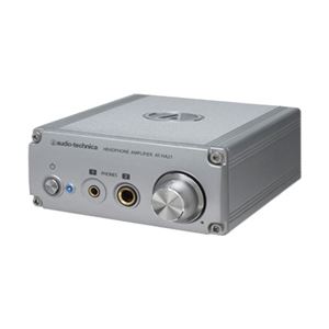 オーディオテクニカ ヘッドホンアンプ(φ6.3ステレオ標準/φ3.5ステレオミニジャック両対応) AT-HA21
