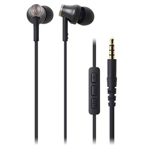 オーディオテクニカ iPod/iPhone/iPad専用インナーイヤーヘッドホン ブラック ATH-CK330i BK