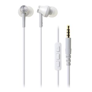 オーディオテクニカ iPod/iPhone/iPad専用インナーイヤーヘッドホン ホワイト ATH-CK330i WH