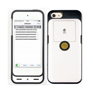 アスタリスク RFID AsReader iPhone/iPod touch一体型RFIDリーダー/ライター(UHF) ASX-300R