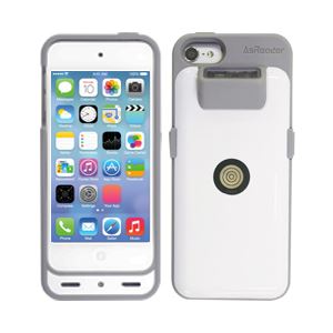 アスタリスク AsReader2 iPhone/iPod touch 一体型バーコードリーダー(1D) 白 ASX-510R-W