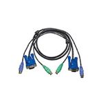 ATEN スリムタイプ PS/2 KVMケーブル 1.2m 2L-5001P/C