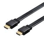 バッファロー(サプライ) HDMIケーブル フラット Ver1.4準拠 1.0m ブラック BSHD2F10BK