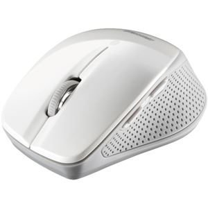 バッファロー(サプライ) Bluetooth3.0対応 BlueLEDマウス 静音/5ボタン ホワイト BSMBB26SWH