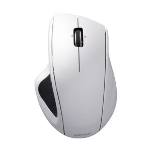 バッファロー(サプライ) 無線(2.4GHz)BlueLEDマウス 5ボタン/静音/横スクロールタイプ ホワイト BSMBW11WH