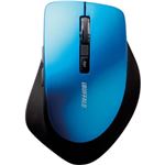 バッファロー(サプライ) 無線(2.4GHz)BlueLEDマウス 静音/5ボタンタイプ ブルー BSMBW13BL