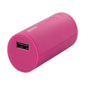 バッファロー(サプライ) スマートフォン用 モバイルバッテリー 2200mAhタイプ ピンク BSMPB10PK