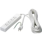 バッファロー(サプライ) 3ピン式電源タップ 4個口タイプ 2m ホワイト BSTAPST3420WH