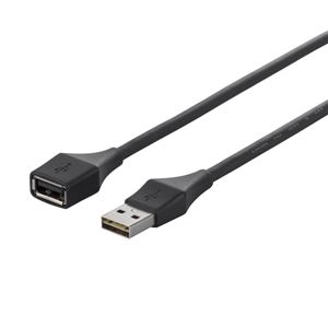 バッファロー(サプライ) どっちもUSB2.0延長ケーブル 1.5m ブラック BSUAADU215BKA