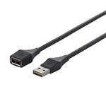 バッファロー(サプライ) どっちもUSB2.0延長ケーブル 1.5m ブラック BSUAADU215BKA