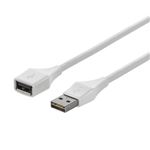 バッファロー(サプライ) どっちもUSB2.0延長ケーブル 1.5m ホワイト BSUAADU215WHA