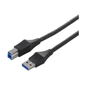 バッファロー(サプライ) ユニバーサルコネクター USB3.0 A to B ケーブル 3.0m ブラック BSUABU330BK 商品画像