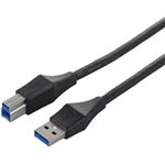 バッファロー(サプライ) ユニバーサルコネクター USB3.0 A to B ケーブル 3.0m ブラック BSUABU330BK