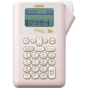 ブラザー工業 ラベルライター P-touch J100 ピンク PT-J100P