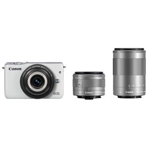 キャノン ミラーレスカメラ EOS M10・クリエイティブマクロ トリプルレンズキット (ホワイト) 0922C084