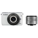 キャノン ミラーレスカメラ EOS M10・クリエイティブマクロ ダブルレンズキット (ホワイト) 0922C083