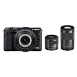 キャノン ミラーレスカメラ EOS M3・クリエイティブマクロ トリプルレンズキット (ブラック) 9694B231
