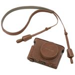 カシオ計算機 デジタルカメラ用本革ジャケットケース ネットストラップセット (EX-Z10/100用) EJC-10BN