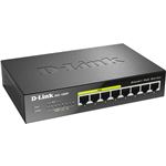 D-Link 8ポート 10/100/1000BASE-T(PoE+ポート：1〜4)アンマネージドスイッチ(最大68W給電/外部電源)(リミテッドライフタイム保証) DGS-1008P/JC