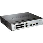 D-Link 10ポート 10/100/1000BASE-T(内2SFPCombo)ギガビットマネージメントL2スイッチ(リミテッドライフタイム保証) DGS-3000-10TC