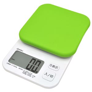 ドリテック デジタルスケール 「クイニー」 3kg (グリーン) KS-355GN