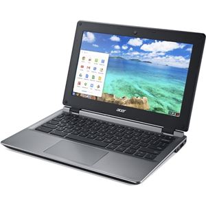 Acer Chromebook 11 C730E-N14M (Celeron N2840/4G/16GBeMMC/11.6/Chrome/APなし/グレイ) C730E-N14M - 拡大画像