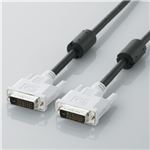 エレコム DVIデュアルリンクケーブル1.0m/DVI-D24pinオス-DVI-D24pinオス(ブラック) CAC-DVDL10BK