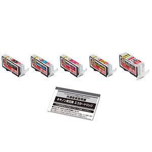 エレコム Color Creation 汎用エコカートリッジ/BCI-321+320/5MP互換5色セット CCC-320321-5S