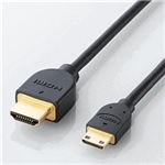 エレコム イーサネット対応HDMI-Miniケーブル(A-C)/1.0m DH-HD14EM10BK