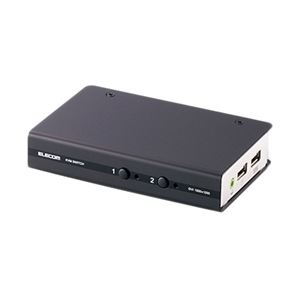 エレコム パソコン切替器/DVI対応/BOX型/2ポート KVM-DVHDU2