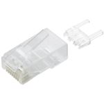 エレコム RJ45コネクタ/Cat6対応/単線ヨリ線共通/ツメ折れ防止コネクタ/10個入り LD-6RJ45T10/T