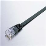 エレコム Gフラットケーブル ブラック、3m LD-GF/BK3