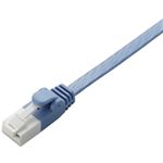 エレコム EU RoHS指令準拠 ツメ折れ防止フラットLANケーブル(Cat6)/20.0m/ブルー LD-GFT/BU200