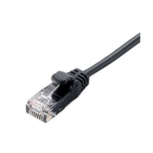 エレコム LANケーブル/CAT6/極細/10m/ブラック LD-GPS/BK10