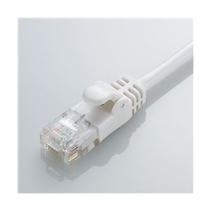 エレコム CAT6準拠 GigabitやわらかLANケーブル 3m(ホワイト) LD-GPY/WH3 - 拡大画像