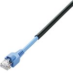エレコム 屋外用ツメ折れ保護カバー付LANケーブル(Cat5E)/20m/ブラック LD-VAPFR/BK20