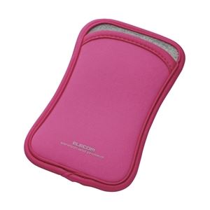 エレコム スマートフォン用スリップインネオプレンケース/Sサイズ/ディープピンク P-01SNCPND