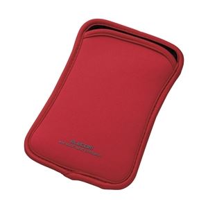 エレコム スマートフォン用スリップインネオプレンケース/Lサイズ/レッド P-02SNCRD